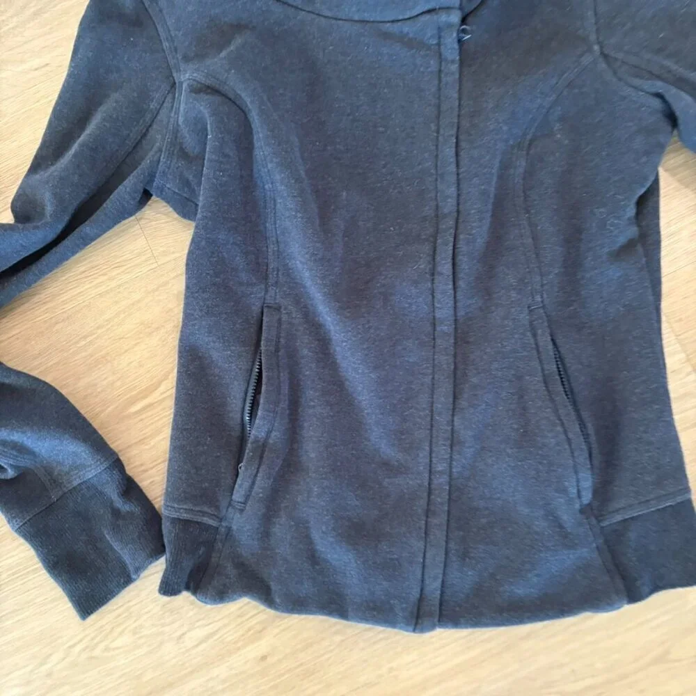 ** Lululemon karma collected funnel neck jacket in inkwell Navy Blue Size 8
